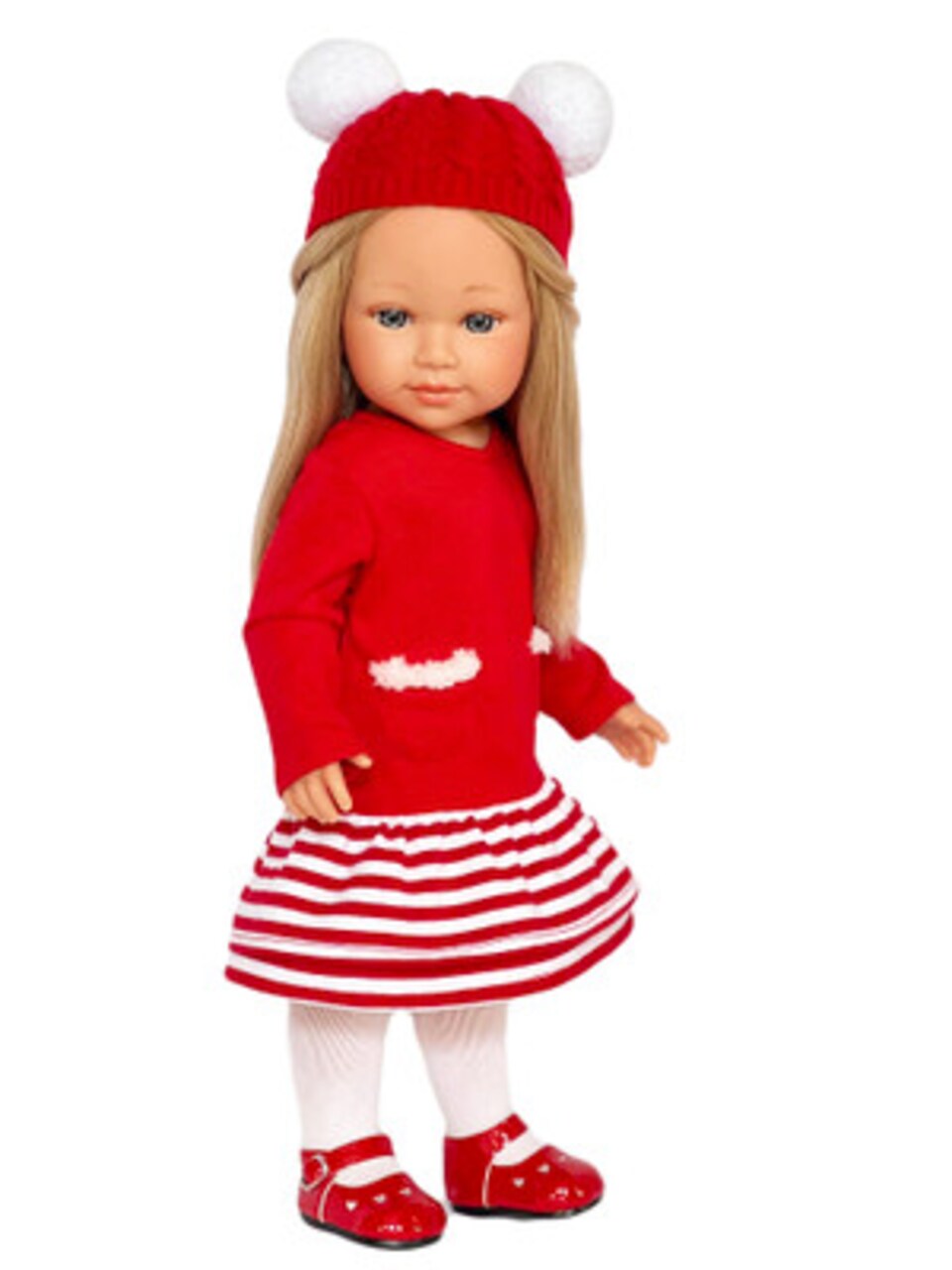 Winter Wonderland Doll Dress and Hat Set - Fits 18" Kennedy and Friends Dolls and other 18 inch dolls